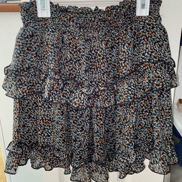 HEMLINE | ruffle print skirt - Picture 5 of 5